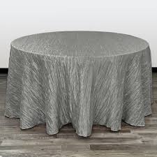 Taffeta Tablecloth Dark Silver